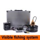 CR110-7 Under Water Fishing Camera System with 7 inch LCD Monitor 12pcs White LED Double Rod Camera