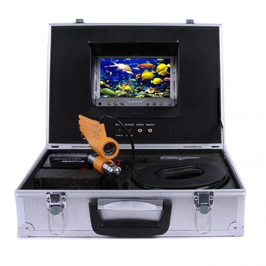 CR110-7 Under Water Fishing Camera System with 7 inch LCD Monitor 12pcs White LED Single Rod Camera CR110-7 Under Water Fishing Camera System with 7 inch LCD Monitor 12pcs White LED Single Rod Camera