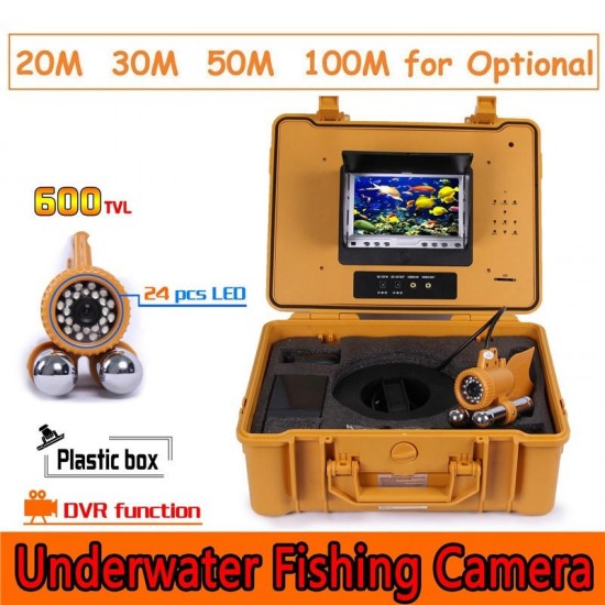 CR110-7A Under Water Fishing Camera System 7 inch Monitor 12pcs White LED Double Rod Camera with DVR CR110-7A Under Water Fishing Camera System 7 inch Monitor 12pcs White LED Double Rod Camera with DVR