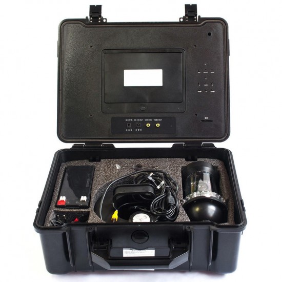 CR110-7B Waterproof Under Water Video Camera System with Light Fishing Monitoring 700TVL Built in DVR CR110-7B Waterproof Under Water Video Camera System with Light Fishing Monitoring 700TVL Built in DVR