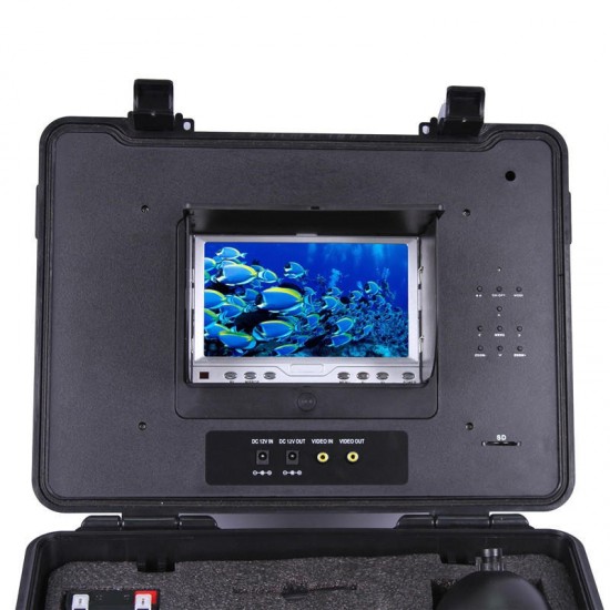 CR110-7C DVR Under Water PTZ Rotation 600TVL Camera 360 Degree with 20m to 100m Cable