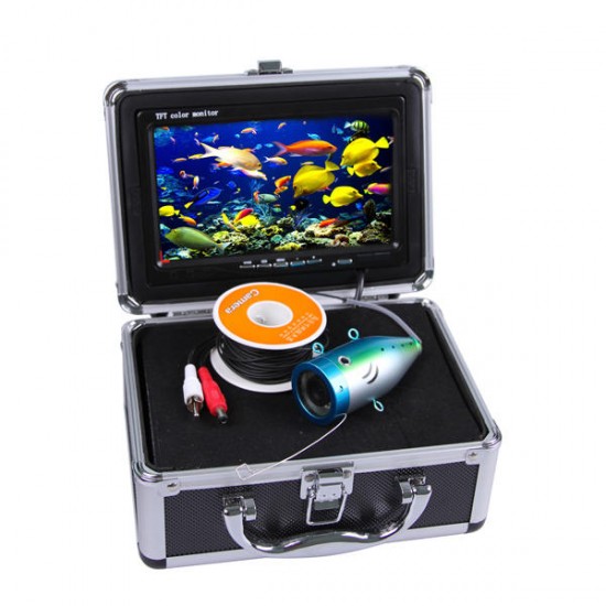 CR110-7L 900TVL 30M Under Water HD Video Camera Fish Finder Moniting 7 Inch TFT Screen