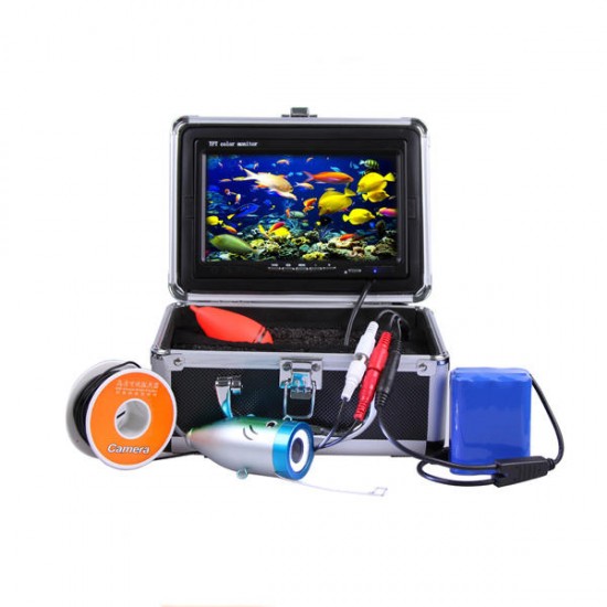 CR110-7L 900TVL 30M Under Water HD Video Camera Fish Finder Moniting 7 Inch TFT Screen