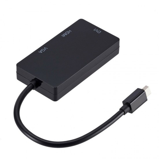 3-in-1 Mini Displayport DP to HDMI VGA DVI Adapter Converter Cable for MacBook Air Pro for Microsoft Surface Pro 3-in-1 Mini Displayport DP to HDMI VGA DVI Adapter Converter Cable for MacBook Air Pro for Microsoft Surface Pro
