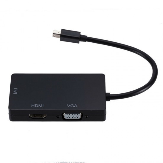 3-in-1 Mini Displayport DP to HDMI VGA DVI Adapter Converter Cable for MacBook Air Pro for Microsoft Surface Pro 3-in-1 Mini Displayport DP to HDMI VGA DVI Adapter Converter Cable for MacBook Air Pro for Microsoft Surface Pro