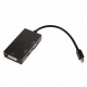 3-in-1 Mini Displayport DP to HDMI VGA DVI Adapter Converter Cable for MacBook Air Pro for Microsoft Surface Pro 3-in-1 Mini Displayport DP to HDMI VGA DVI Adapter Converter Cable for MacBook Air Pro for Microsoft Surface Pro