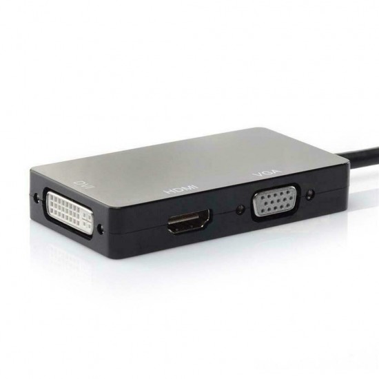 3-in-1 Mini Displayport DP to HDMI VGA DVI Adapter Converter Cable for MacBook Air Pro for Microsoft Surface Pro 3-in-1 Mini Displayport DP to HDMI VGA DVI Adapter Converter Cable for MacBook Air Pro for Microsoft Surface Pro