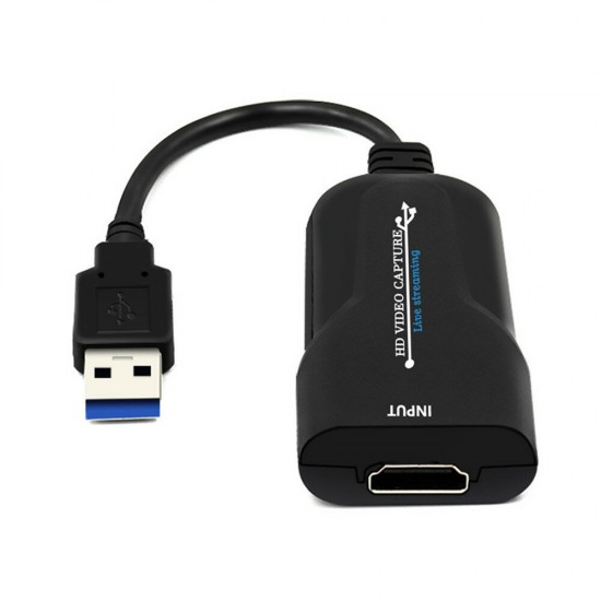 60 Frame HD 1080P HD to USB 3.0 Video Capture Card Game Streaming Grabber Adapter for Live Stream