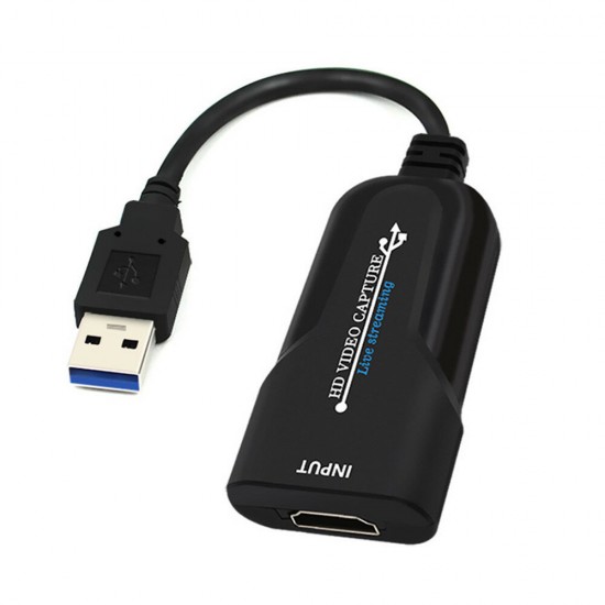 60 Frame HD 1080P HD to USB 3.0 Video Capture Card Game Streaming Grabber Adapter for Live Stream