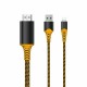 3-in-11080P Lightning To HDMI Audio Video Convertor Cable USB Power Charging Screen Wire For iPhone 12 11Pro XS Max TV