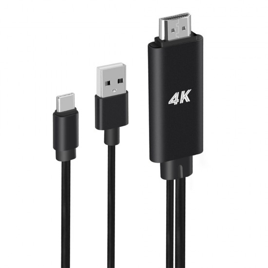 HD 1080P USB 3.1 Type C to HDMI 4k Charging HDTV Video Cable Adapter Converter For Huawei P30 Pro Mate30 HD 1080P USB 3.1 Type C to HDMI 4k Charging HDTV Video Cable Adapter Converter For Huawei P30 Pro Mate30