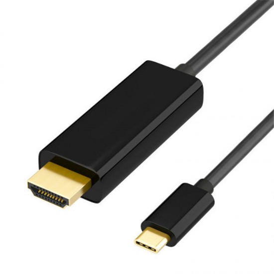 Type-C to HDMI 30Hz High-definition Cable USB3.1 Mobile Computer Video On-screen Cable For MacBook Pro