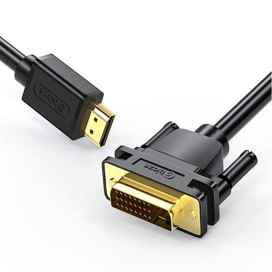 HD to DVI(24+1) Bidirectional Transfers Gold Plated Connector Adapter Video Cable for HDTV PC Projector Monitor