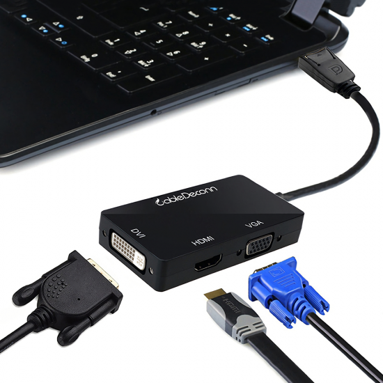 M0401 DP to VGA / HDMI / DVI Converter 3 in 1 Adapter Network Cable Converter for PC Notebook TV Projector M0401 DP to VGA / HDMI / DVI Converter 3 in 1 Adapter Network Cable Converter for PC Notebook TV Projector