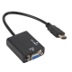 HDMI To VGA Converter 1080P HD Video Adapter with Audio Cable For HDTV PC Laptop TV Box HDMI To VGA Converter 1080P HD Video Adapter with Audio Cable For HDTV PC Laptop TV Box