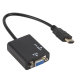 HDMI To VGA Converter 1080P HD Video Adapter with Audio Cable For HDTV PC Laptop TV Box