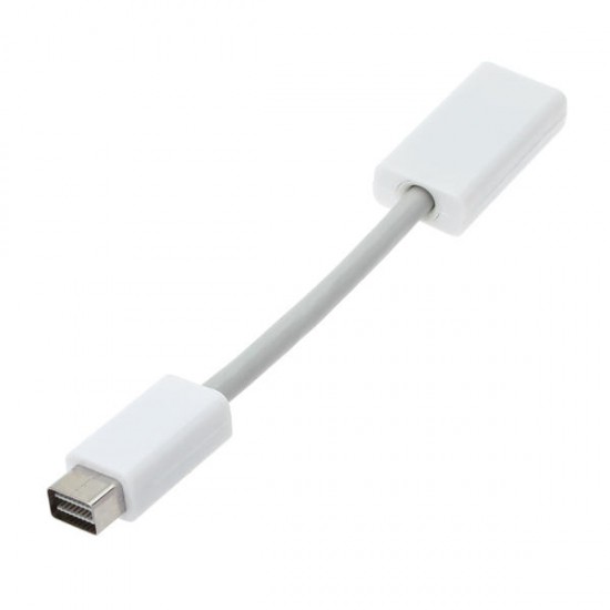 Mini 10cm DVI Male to HDMI Female Adapter Cable For Macbook
