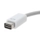 Mini 10cm DVI Male to HDMI Female Adapter Cable For Macbook