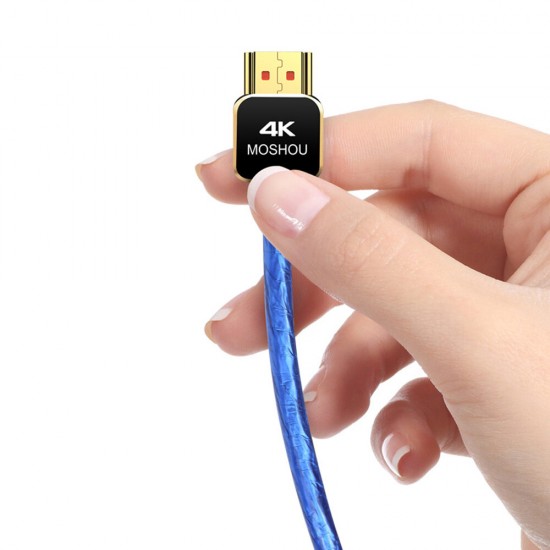 HDMI HD Video Cables 4K Ultra High Speed 18Gbps HDMI 2.0A 4K@60Hz Ethernet Compatible Adapter Cable