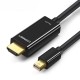 Mini DP to HDMI Cable 4K 2 HDMI Converter Video Cable For MacBook Air 13 Chromebook