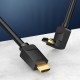 HDMI Cable Video Cable 4K 3D HD2.0 Elbow Design Audio Vido Synchronous HDR 18Gbps Bandwidth 1M 2M 3M