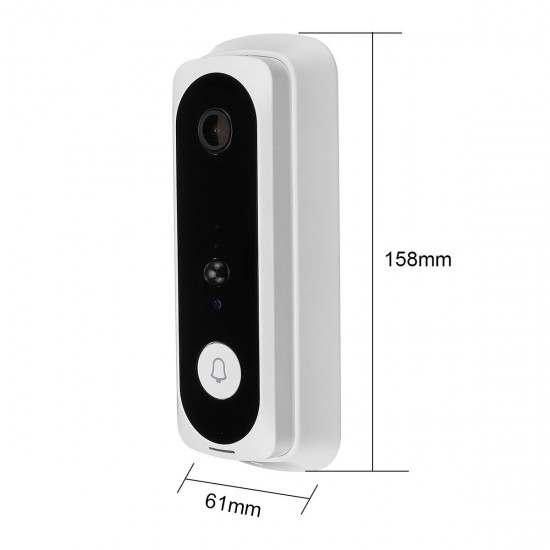 1080P HD Wireless WiFi AI Face Recognition Night Vision Two-way Audio Doorbell