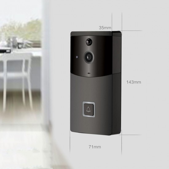 160° Wide-angle Wireless Smart WiFi Video DoorBell Camera Intercom Home Security