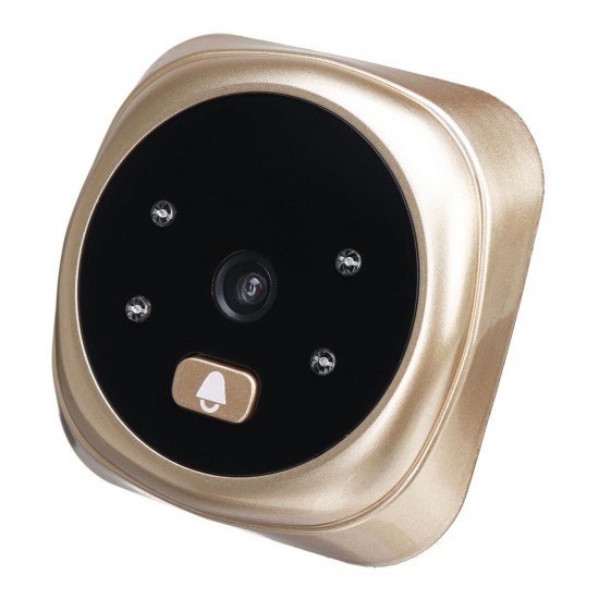 2.4 inch LCD 135 Degrees 720P HD Peephole Digital Viewer Door Eye Doorbell Camera Indoor Chime Night Vision Photo Taking/Video Recording for Home Security 2.4 inch LCD 135 Degrees 720P HD Peephole Digital Viewer Door Eye Doorbell Camera Indoor Chime Night Vision Photo Taking/Video Recording for Home Security