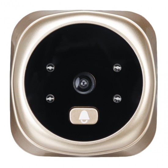 2.4 inch LCD 135 Degrees 720P HD Peephole Digital Viewer Door Eye Doorbell Camera Indoor Chime Night Vision Photo Taking/Video Recording for Home Security 2.4 inch LCD 135 Degrees 720P HD Peephole Digital Viewer Door Eye Doorbell Camera Indoor Chime Night Vision Photo Taking/Video Recording for Home Security