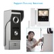 4.3 Inch LCD Monitor Wired Video Intercom Doorbell Kits Support Night Vision Camera Two Way Audio Rainproof for Video Door Phone Intercom System