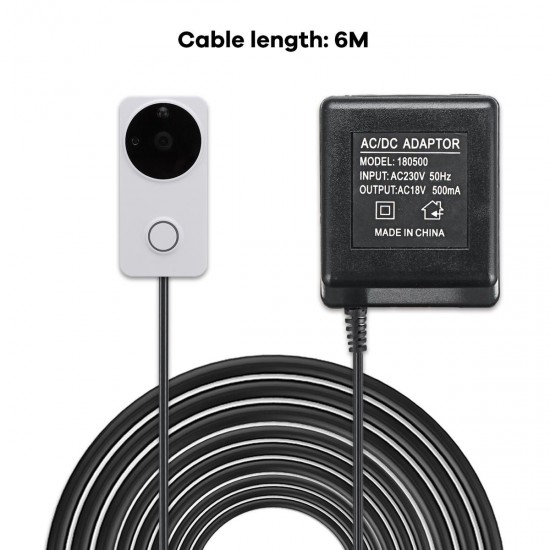 6M US Plug Video Ring Doorbell Power Supply Adapter Transformer 6M US Plug Video Ring Doorbell Power Supply Adapter Transformer