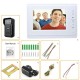 7 Inch Wired Video Phone Doorbell Intercom Kit 1-camera 1-monitor Night Vision Doorbell 7 Inch Wired Video Phone Doorbell Intercom Kit 1-camera 1-monitor Night Vision Doorbell
