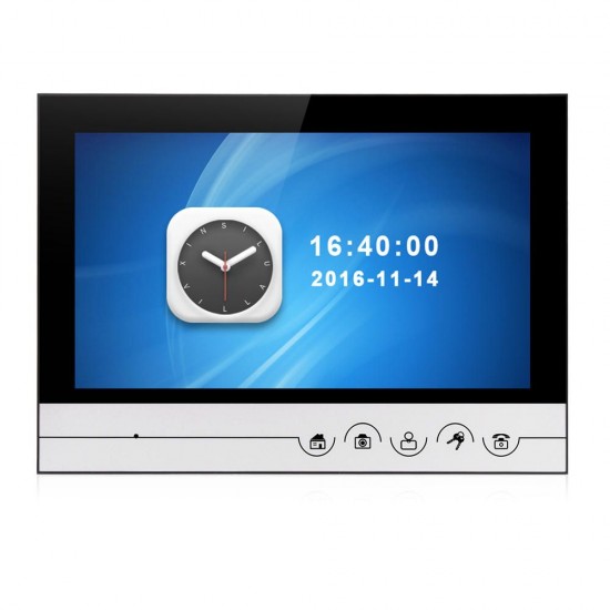 9 Inch TFT Monitor 700TVL HD Night Vision Video Record Phone Taking Handfree Video Doorbell Intercom