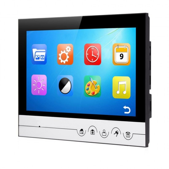 9 Inch TFT Monitor 700TVL HD Night Vision Video Record Phone Taking Handfree Video Doorbell Intercom