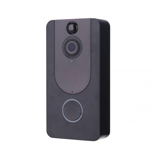 V7 1080P 2.4G WIFI Video Doorbell Support Cloud Storage APP Remote Control Low Power Smart Doorbell(Two-Way),Panoramic Wide Angle