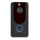 V7 1080P 2.4G WIFI Video Doorbell Support Cloud Storage APP Remote Control Low Power Smart Doorbell(Two-Way),Panoramic Wide Angle V7 1080P 2.4G WIFI Video Doorbell Support Cloud Storage APP Remote Control Low Power Smart Doorbell(Two-Way),Panoramic Wide Angle
