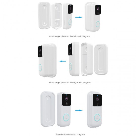 B60 WiFi Video Doorbell 170° Wide Angle APP Night Vision for IOS Android B60 WiFi Video Doorbell 170° Wide Angle APP Night Vision for IOS Android