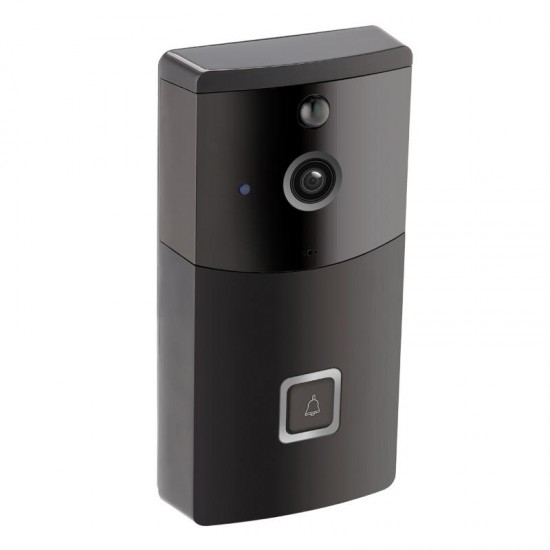 B10 2.4GHz Black Waterproof WIFI 720P Lower-Consumption Video Doorbell With Two Way Audio