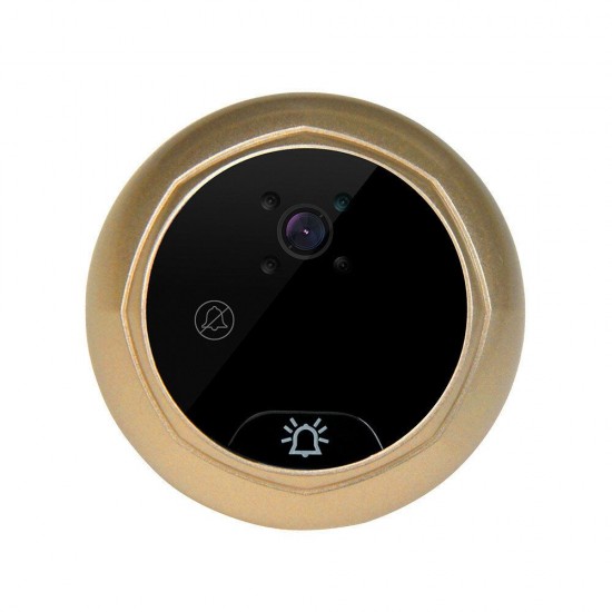 Digital Doorbell Eye 2.4 1080P Peephole Door Video Camera IR Night Vision Home