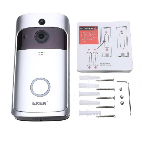 A8 Smart Wireless WiFi Video Visible Doorbell Motion Detection Wide Angle 166° 8GB Internal Storage A8 Smart Wireless WiFi Video Visible Doorbell Motion Detection Wide Angle 166° 8GB Internal Storage