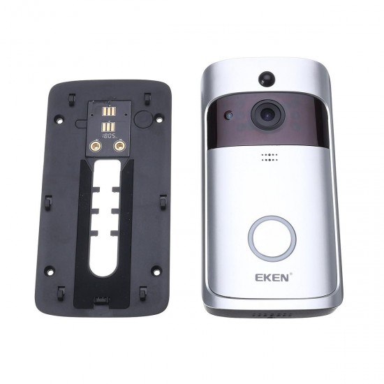 A8 Smart Wireless WiFi Video Visible Doorbell Motion Detection Wide Angle 166° 8GB Internal Storage