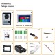 10 Inch Wired Wifi Video Door Phone Doorbell Intercom Entry System with IR-CUT AHD 720P Wired Camera Night Vision,Support Remote APP Intercom,Unlocking,Recording,Snapshots