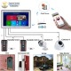 10 inch Wifi Wireless Video Doorbell Intercom Entry System with 2 pcs HD 1080P Wired Camera Night Vision,Support Remote APP Intercom,Unlocking,Recording,Snapshots