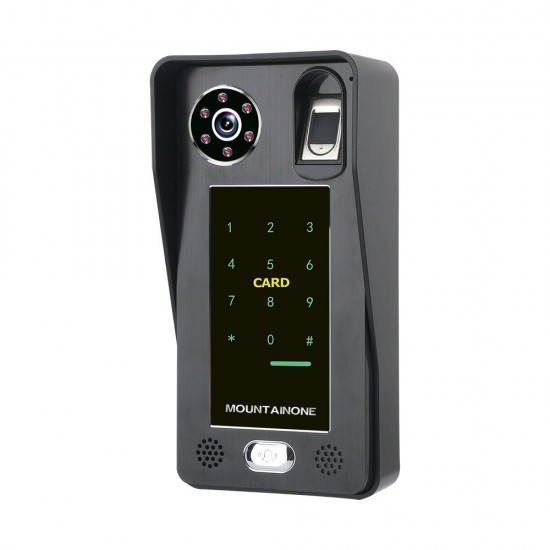 10 inch Wired Wifi Fingerprint IC CardVideo Door Phone Doorbell Intercom System and 2CH AHD Security Camera,Support Remote APP Intercom,Unlocking,Recording 10 inch Wired Wifi Fingerprint IC CardVideo Door Phone Doorbell Intercom System and 2CH AHD Security Camera,Support Remote APP Intercom,Unlocking,Recording