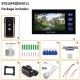 7 Inch Touch Key Wired Video Door Phone Video Intercom Doorbell System 1 Monitor 1 RFID IR-CUT Camera + Electric Magnetic Lock
