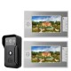 7 Inch Wired Video Door Phone Doorbell Intercom Kit 1-camera 2-monitor Night Vision Doorbell 7 Inch Wired Video Door Phone Doorbell Intercom Kit 1-camera 2-monitor Night Vision Doorbell
