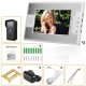 7 Inch Wired Video Door Phone Doorbell Intercom Kit 1-camera 2-monitor Night Vision Doorbell 7 Inch Wired Video Door Phone Doorbell Intercom Kit 1-camera 2-monitor Night Vision Doorbell