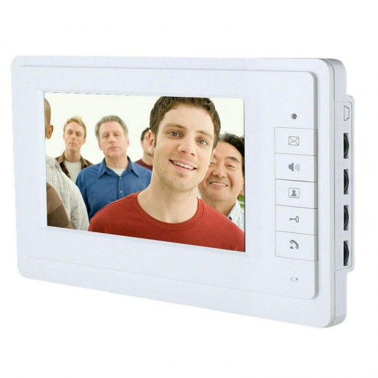 7 Inch Wired Video Phone Doorbell Intercom Kit 1-camera 2-monitor Night Vision Doorbell 7 Inch Wired Video Phone Doorbell Intercom Kit 1-camera 2-monitor Night Vision Doorbell