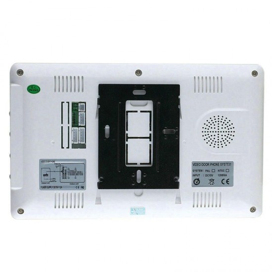 7 Inch Wired Video Phone Doorbell Intercom Kit 1-camera 2-monitor Night Vision Doorbell 7 Inch Wired Video Phone Doorbell Intercom Kit 1-camera 2-monitor Night Vision Doorbell