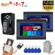 7 inch2 Monitors Wifi Wireless Fingerprint RFID Video Door Phone Doorbell Intercom System with Wired AHD 1080PDoor Access Control System,Support Remote APP Unlocking,Recording 7 inch2 Monitors Wifi Wireless Fingerprint RFID Video Door Phone Doorbell Intercom System with Wired AHD 1080PDoor Access Control System,Support Remote APP Unlocking,Recording